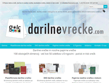 Tablet Screenshot of darilnevrecke.com